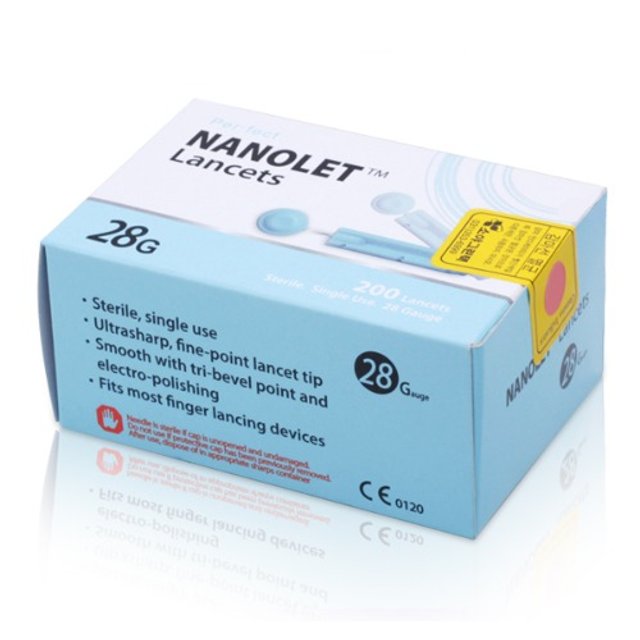 동방 나노렛란셋 사혈침 28G 200개입 채혈침 니들 바늘