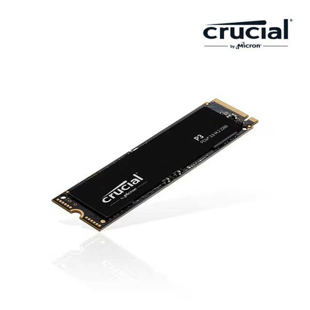 -공식- 마이크론 Crucial P3 M.2 4TB NVMe SSD 대원CTS (GEN3/3D낸드/5년)