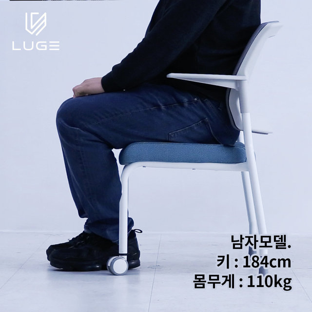 스테디 ST30 블랙 서울대 학생용 회의실 독서실의자(등판고정형)