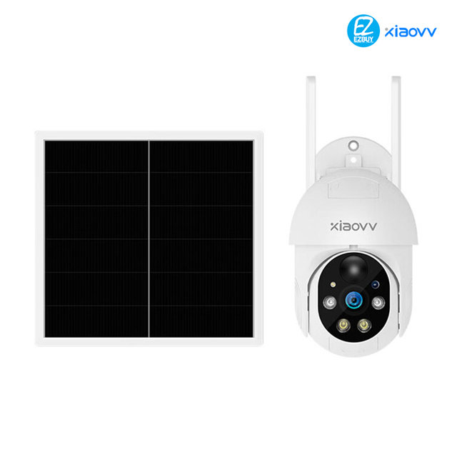 [해외직구] 샤오미 Xiaovv 실외 CCTV 스마트 홈카메라 XVV-1120S-P6 화이트 / WiFi / 태양열