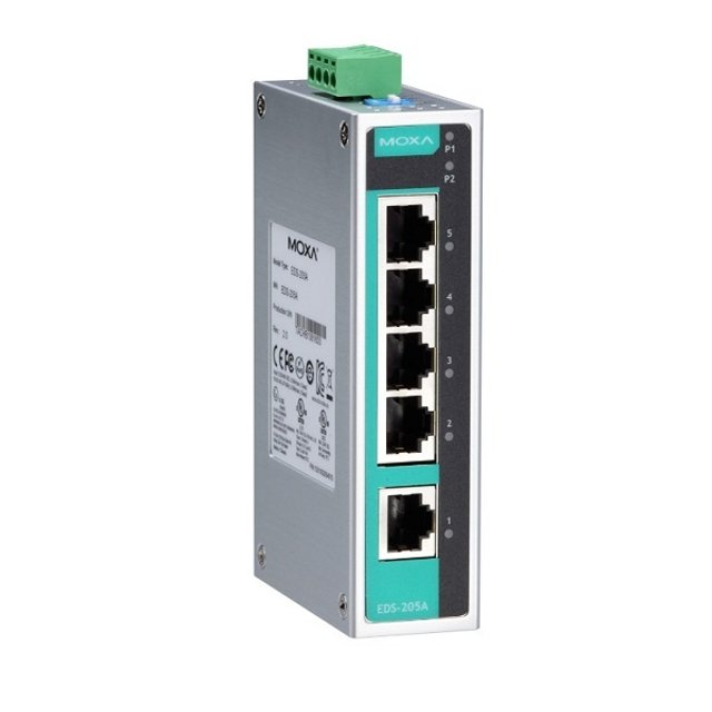 목사 EDS-205A 산업용 스위칭허브 (100Mbps) ACT