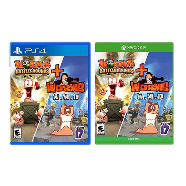 (헤외직구) PS4 북미판 웜즈 배틀그라운드 + 웜즈, 2종