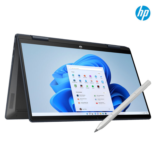 [최종73만] HP 파빌리온 x360 14-ek0146TU 2in1 노트북/12세대 i3/윈11/터치펜 가성비