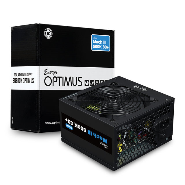 에너지옵티머스 MACH III 500K 83+ ATX 500W 파워서플라이
