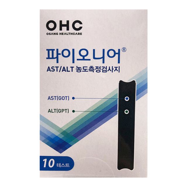 파이오니어 간기능 간질환검사 ALT(GPT) AST(GOT) 측정 시험지