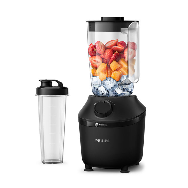 블렌더 3000 시리즈 믹서기 HR-2041/41[1.9L/450W/미니블렌더겸용 텀블러제공]