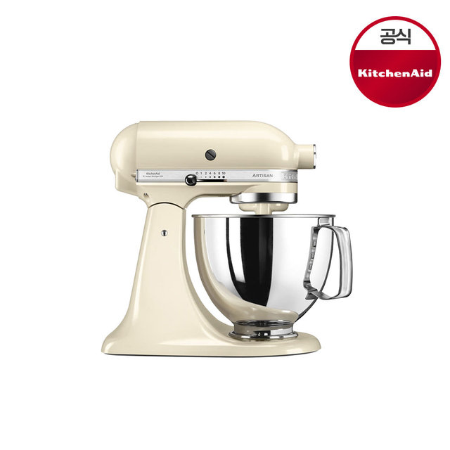 5KSM130W 아티잔 4.8L 틸트헤드 믹서 보급형 리뉴얼 [아몬드크림/오닉스블랙/엠파이어레드]