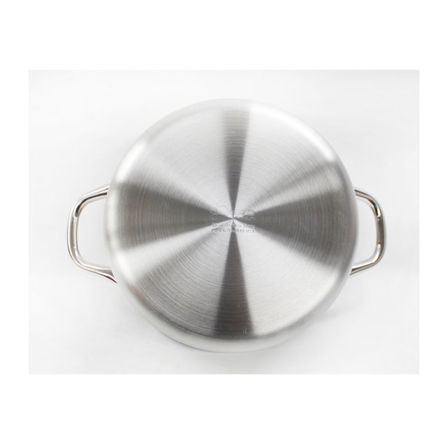 키친아트 스텐레스 인덕션 냄비 후라이팬세트 (퀸즈 통3중 냄비(편18+전24)+퀸 통5중 후28)