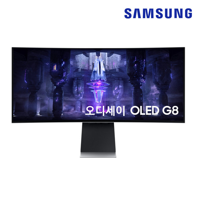 삼성전자 오디세이 OLED G8 S34BG850 86.8Cm(34) OLED 커브드 WQHD 0.1ms 게이밍 모니터