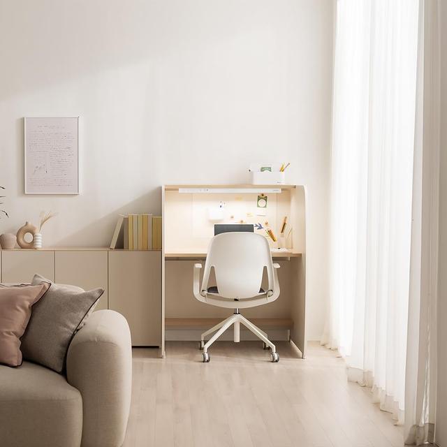 뉴 독서실 책상 800+삼성조명+자석메모판