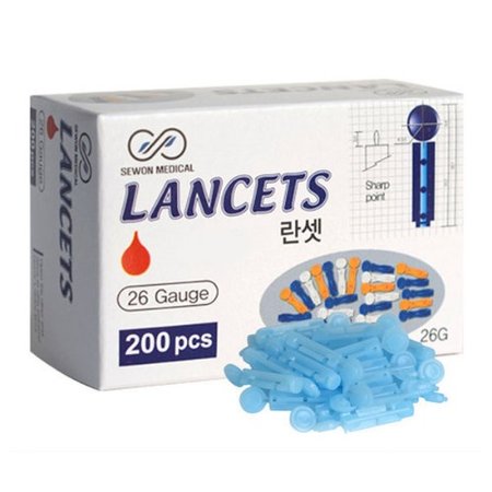 롯데하이마트 | SW란셋 사혈침 26G 200개입 채혈침 혈당 침 바늘 니들