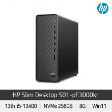 HP 슬림 데스크탑 S01-pF3000kr/i5-13400/DDR4 8GB/NVMe 256GB/180W/Win11home