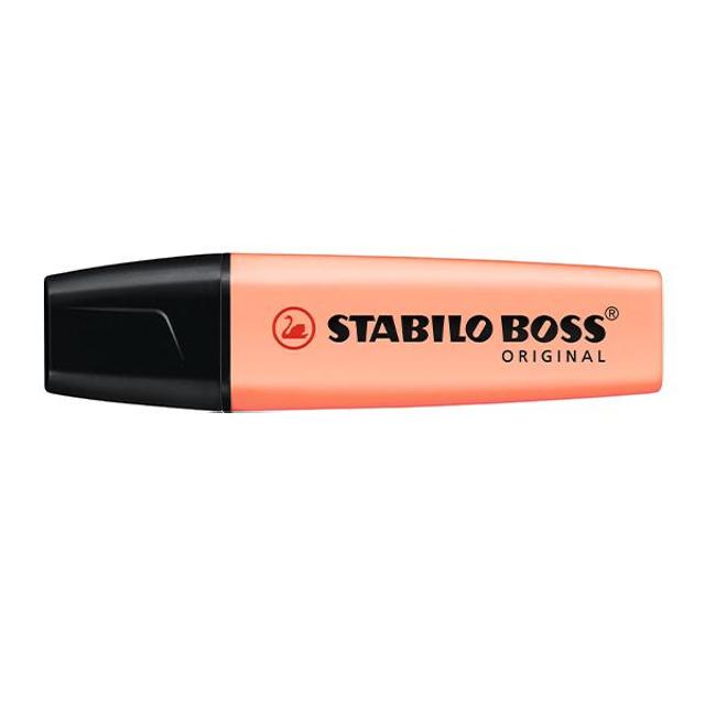 스타빌로 보스파스텔형광펜 2mm+5mm 크리미피치