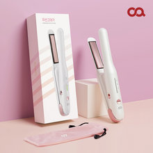 무선 고데기 매직기 볼륨 헤어 미니 고대기 여자 남자 전문가용 앞머리 판 고데기
