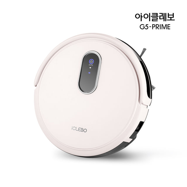 유진로봇 아이클레보 G5 프라임 물걸레 겸용 로봇청소기 라이트핑크