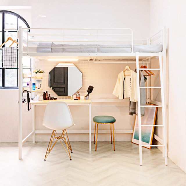 코모드i 올인원 반반한 벙커침대+12포켓스프링(S)