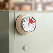 [해외직구] 블레오 북유럽감성 레트로 귀여운 주방 요리 쿠킹 타이머 자석 시계