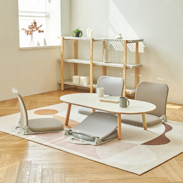 듀오백 온돌 D910 컴퓨터 책상 좌식 의자