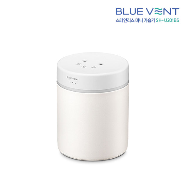 블루벤트 초음파 무선 가습기 1L USB C타입 무드등 SH-U201BS