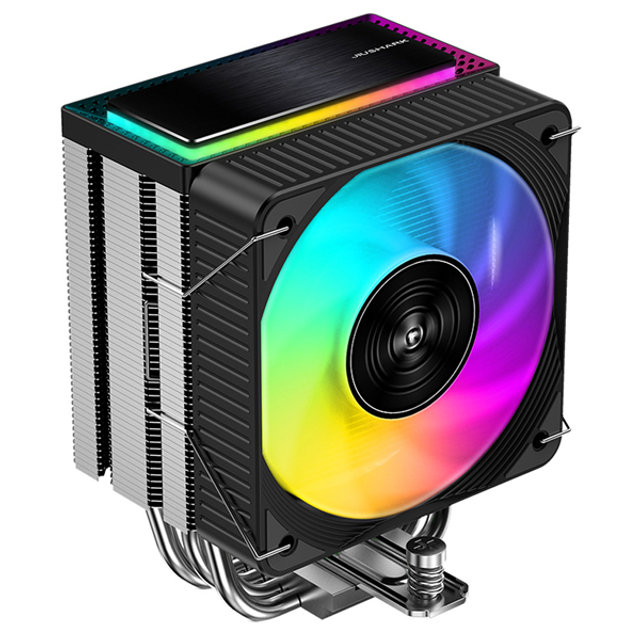 JIUSHARK JF100RS Crystal ARGB 블랙 CPU쿨러