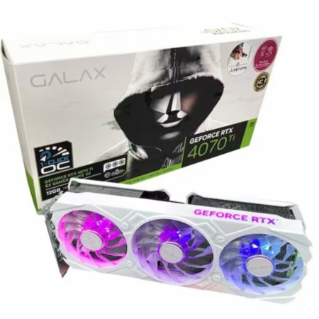 GALAX 지포스 RTX 4070 Ti EX GAMER WHITE OC V2 D6X 12GB