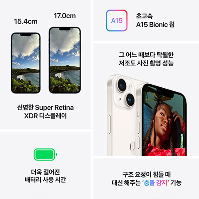 아이폰14 자급제 (128GB, 레드)