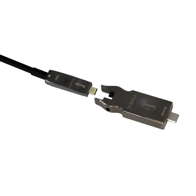 마하링크 AOC 분리형 C타입 TO HDMI 2.1 8K 광케이블 10M ML-UC3H10
