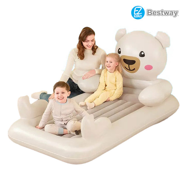 [해외직구] Bestway 베스트웨이 키즈 에어매트리스 휴대용 접이식 아웃도어 에어펌프 증정