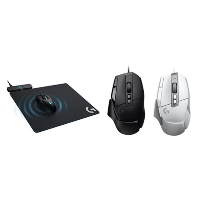 G POWERPLAY 무선충전 마우스패드 + G502X 게이밍 마우스[유선][로지텍코리아][블랙／화이트]