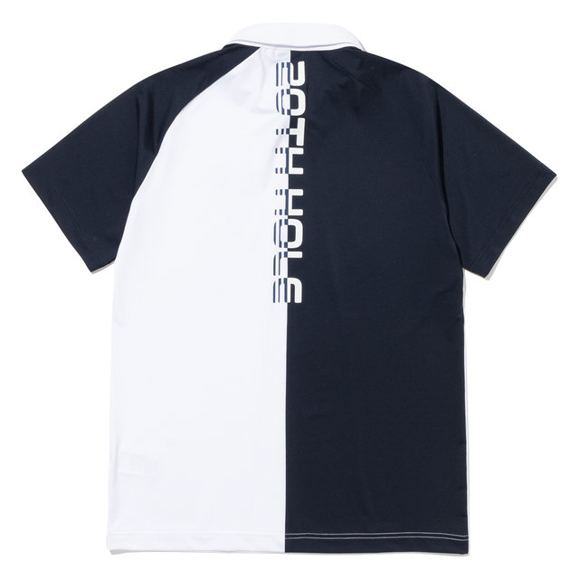 뒤 로고 전사 반팔 티셔츠 [NAVY]