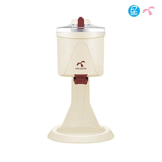[해외직구] Pink Bunny 소프트 아이스크림 메이커 BL1000A 브라운 수제 소프트콘 제조기 가정용
