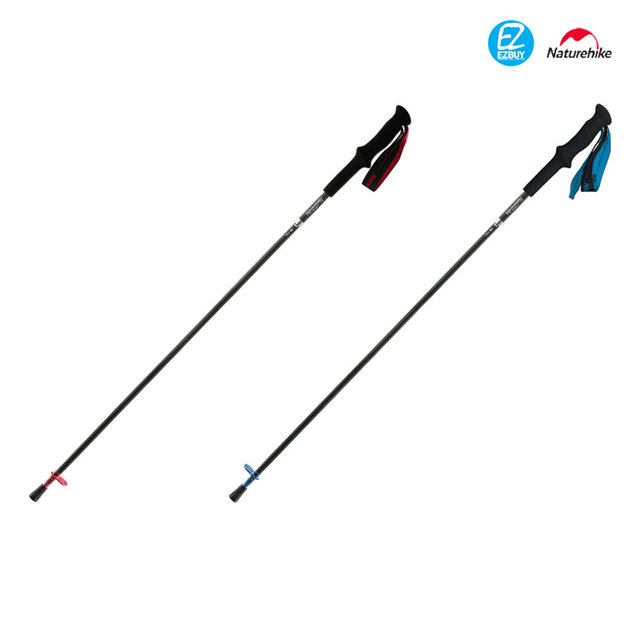 [해외직구] 네이처하이크 ST08 4단 접이식 Z자형 카본 초경량 등산 스틱 NH18D020-Z 110/120/130cm