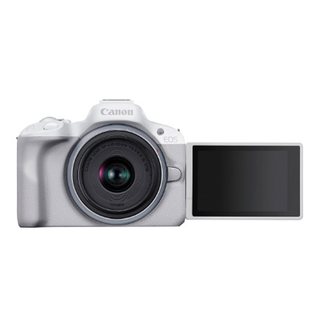 canon EOS-R50 미러리스 카메라 바디&렌즈 KIT [본체+18-45mm][화이트][정품]