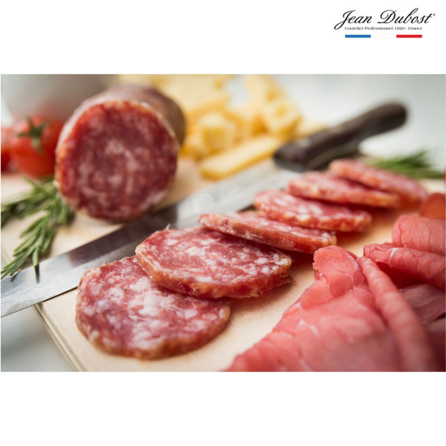 [해외직구] Jean Dubost 바게트 살라미 컷팅 우드 도마 보드 나이프 세트