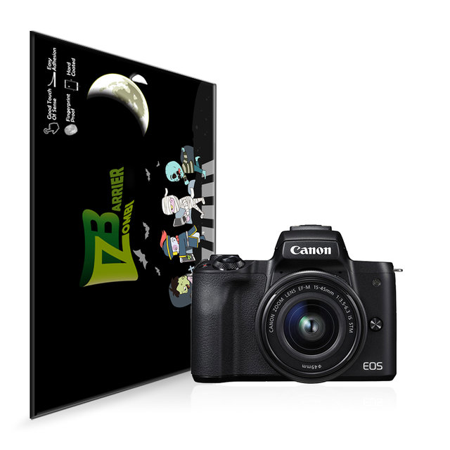 캐논 EOS M50 올레포빅 고광택 액정 보호필름 2매