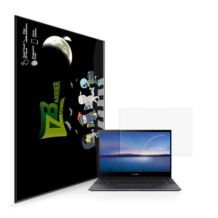 좀비베리어 젠북 플립 S13 UX371E / UX371EA 저반사 지문방지 액정보호필름