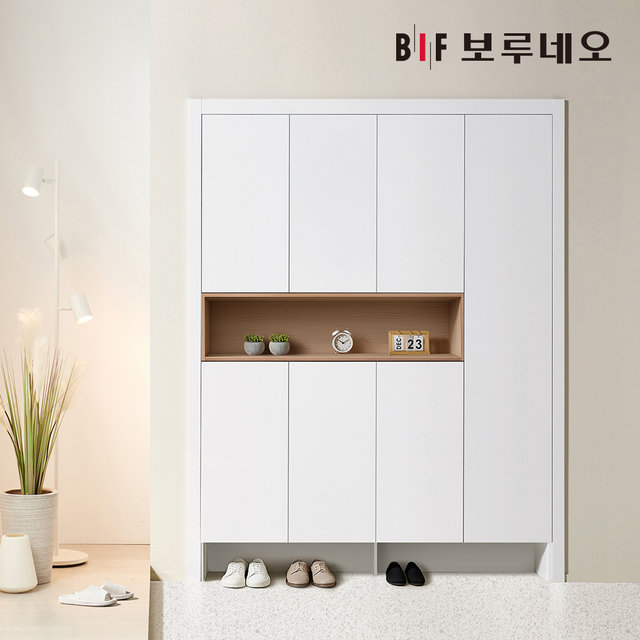 240cm 유즈 신발장 붙박이 현관 아파트 맞춤 주문 제작 시공 현관장