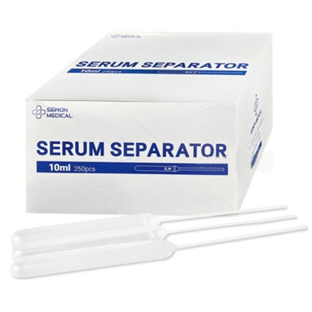 세원 혈청분리관 10ml x 250개입 Serum Separator 혈구 채취