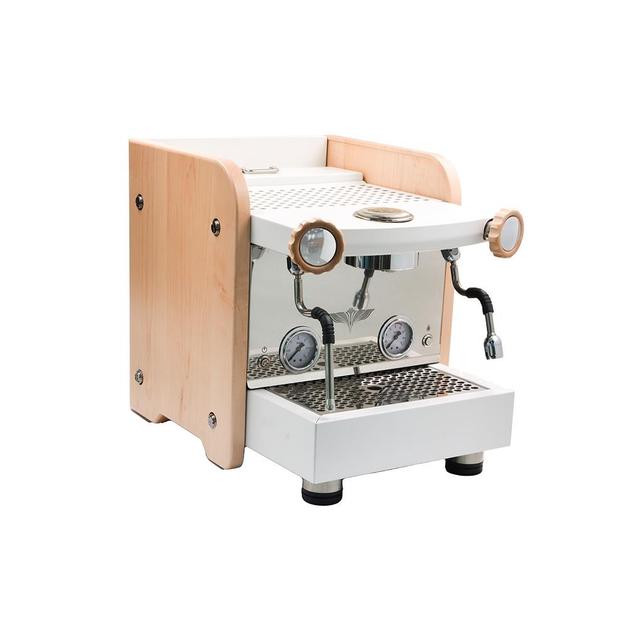  자르R 화이트 반자동 에스프레소 커피머신