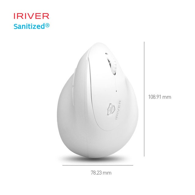 아이리버 항균 Medic-EM3 3채널 블루투스 겸용 인체공학 무소음 버티컬 무선 마우스