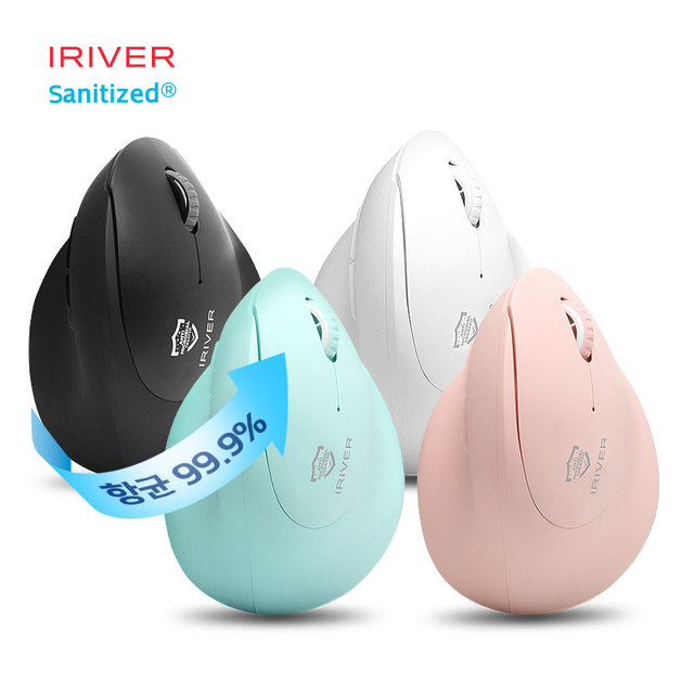 아이리버 항균 Medic-EM3 3채널 블루투스 겸용 인체공학 무소음 버티컬 무선 마우스