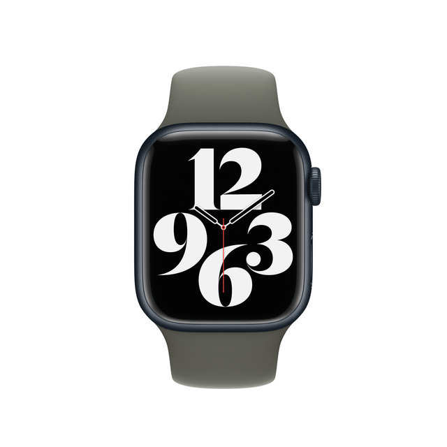 애플워치밴드/41mm/올리브/스포츠