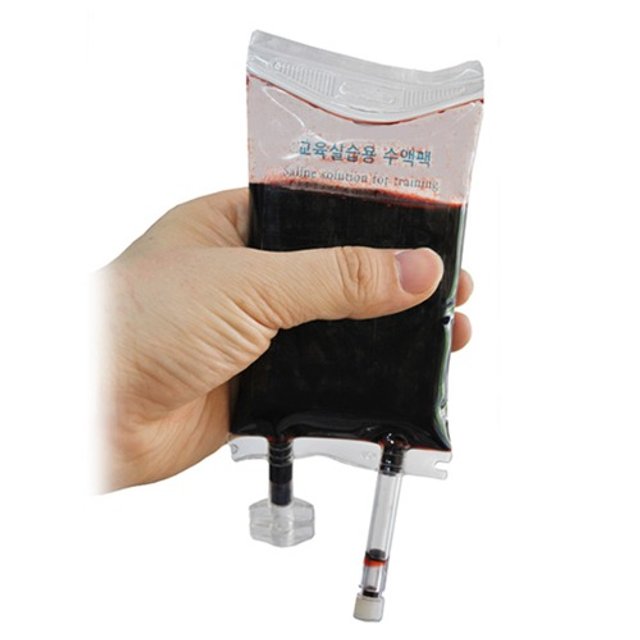 이박사 실습용 인공혈액팩 350ml 간호 보건교육