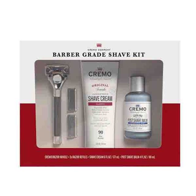 [해외직구] c/크레모 바버 그레이드 쉐이빙 면도 키트 Cremo