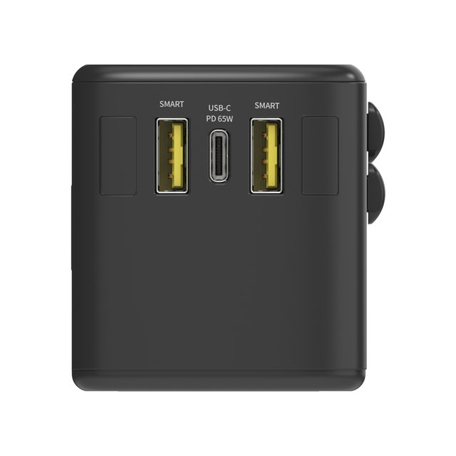 여행용 멀티어댑터 플러그 3포트 GaN PPS 65W  009TC-PD