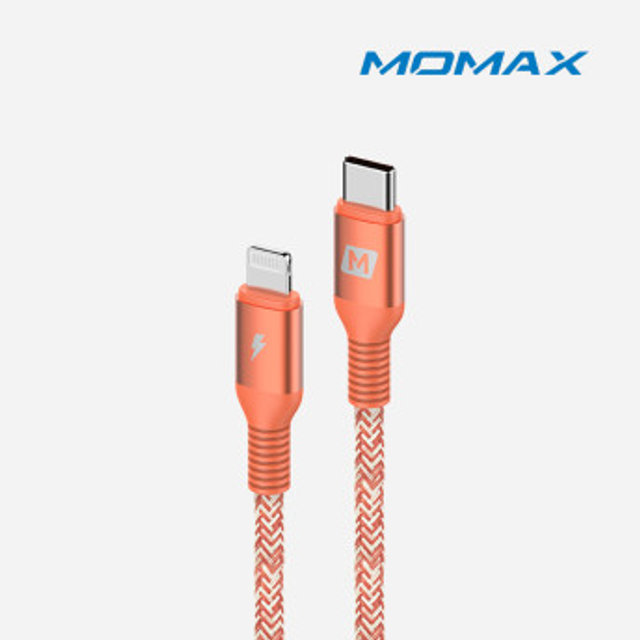 모맥스 Elite USB C to 라이트닝 8핀 아이폰 고속 충전 나일론 케이블 2.2m