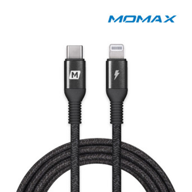 모맥스 Elite USB C to 라이트닝 8핀 아이폰 고속 충전 나일론 케이블 2.2m