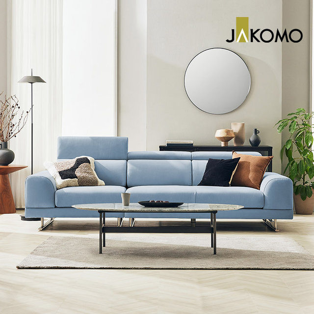 [단독][롯데3만증정]로벨Ⅱ 3.5인 기능성 스위브 패브릭 소파