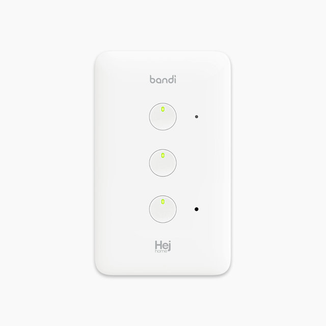3구 스마트 조명 스위치 어플 원격제어 (Zigbee)