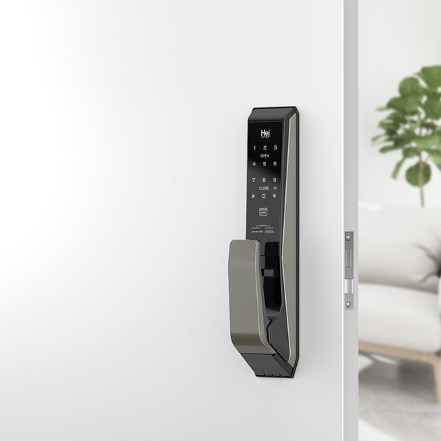 스마트 IoT 타공형 푸시풀 도어락 (Zigbee)